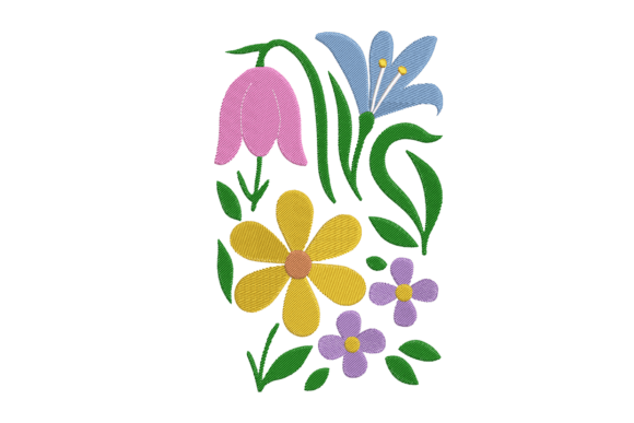 Colorful Floral Motif Review for Small Business Merch