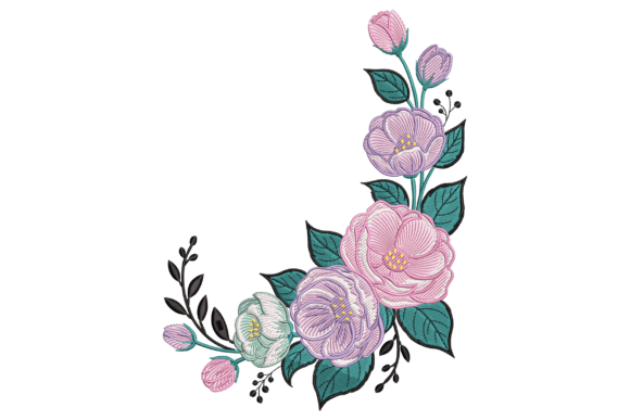Curved Floral Bouquet