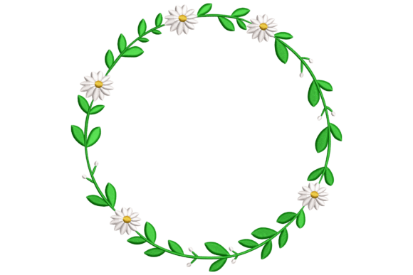 Daisy Floral Wreath