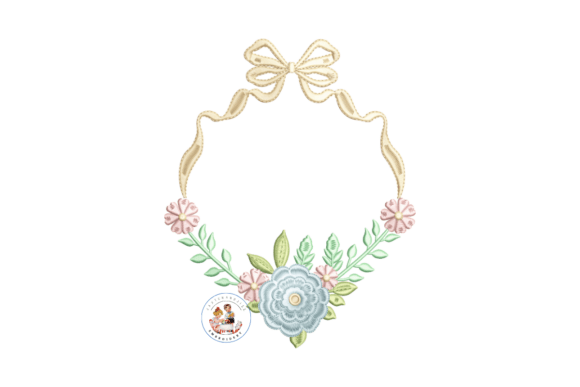 Floral Monogram Frame