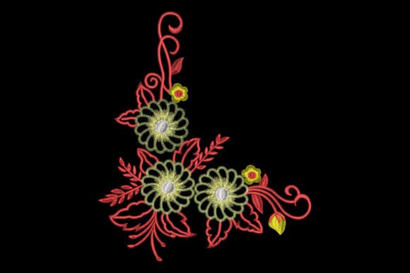 Floral Swirl Embroidery Design Review